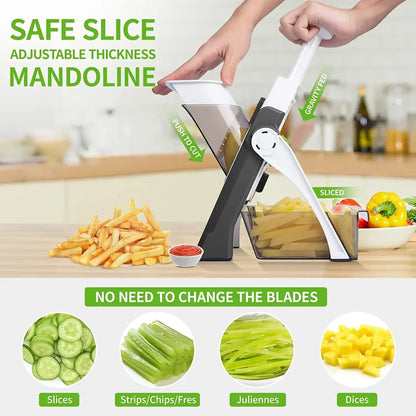 Multifunctional 4 In 1 Vegetable Cutter Chopper