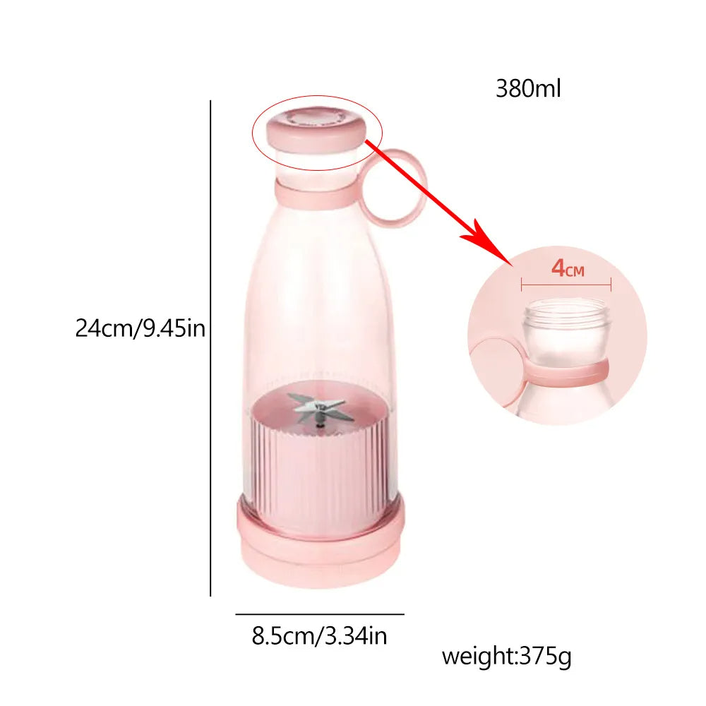 Mini Portable Electric Rechargeable fruit Juicer, Blender