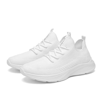 Breathable White Mesh Men's Casual Sneaker